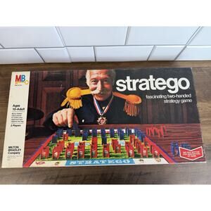Vintage Stratego Board Game 1977 by Milton Bradley Complete